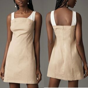 NWT Maeve Anthropologie‎ Sleeveless Twofer Mini Dress - L